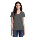 Gildan  Ladies Heavy Cotton 100% Cotton V-Neck T-Shirt